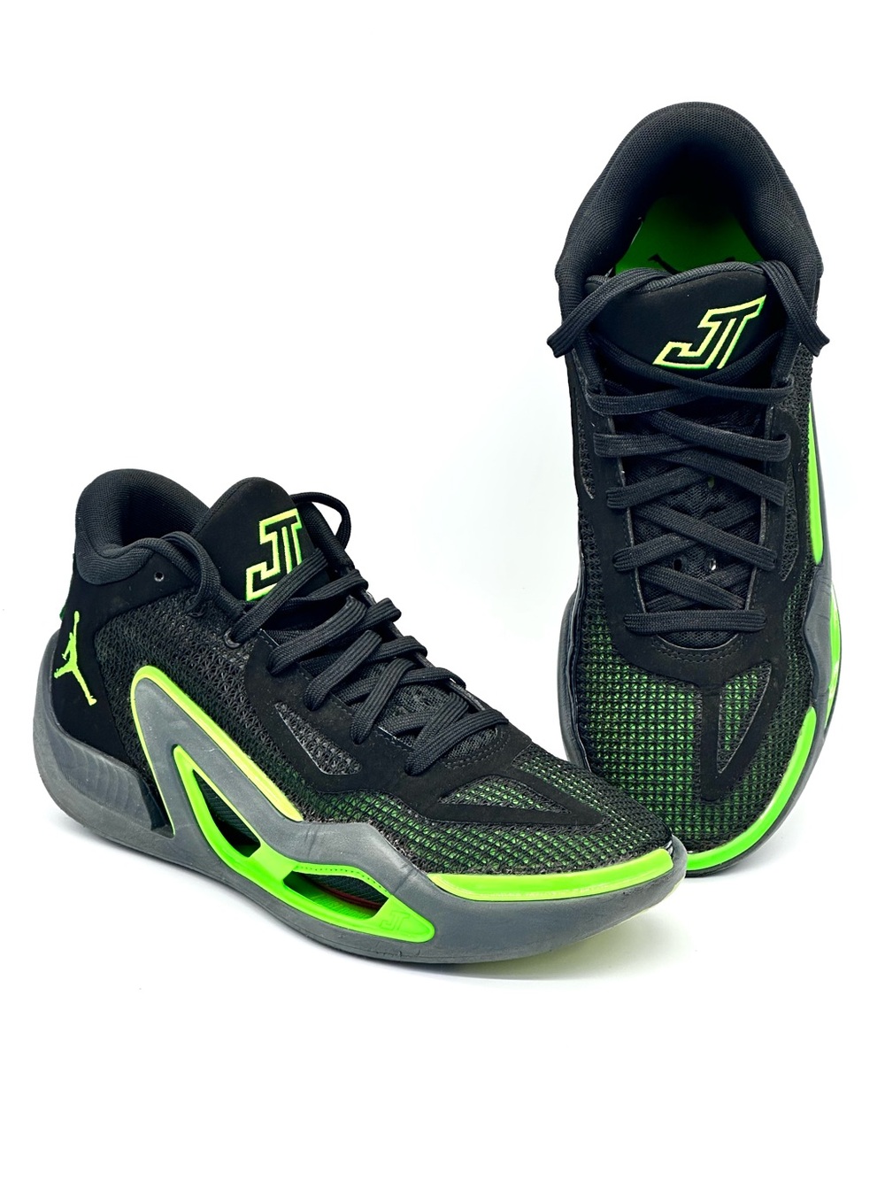 Size 8.5 Men’s Nike Jordan Tatum 1 Green Strike Black Neon DZ3324-003